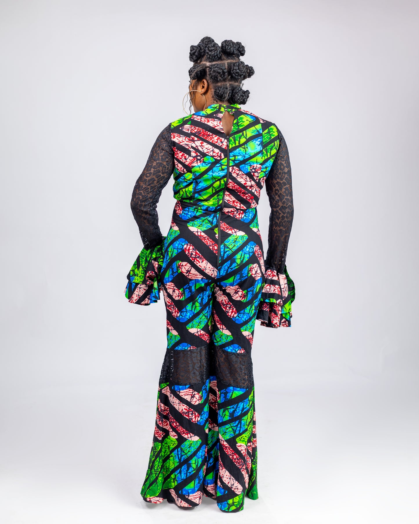 Long-sleeve jump Suit