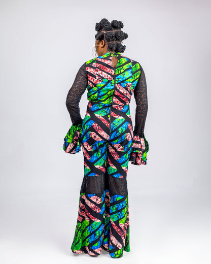 Long-sleeve jump Suit