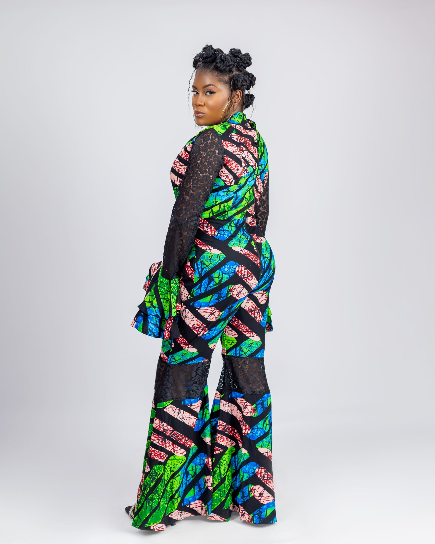 Long-sleeve jump Suit