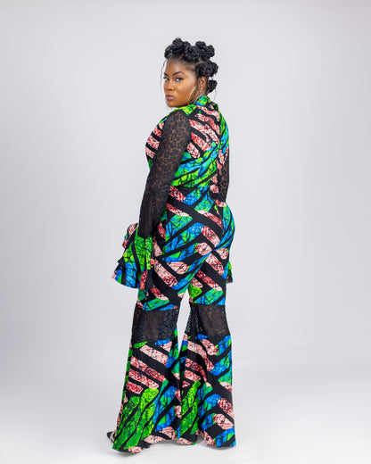 Long-sleeve jump Suit