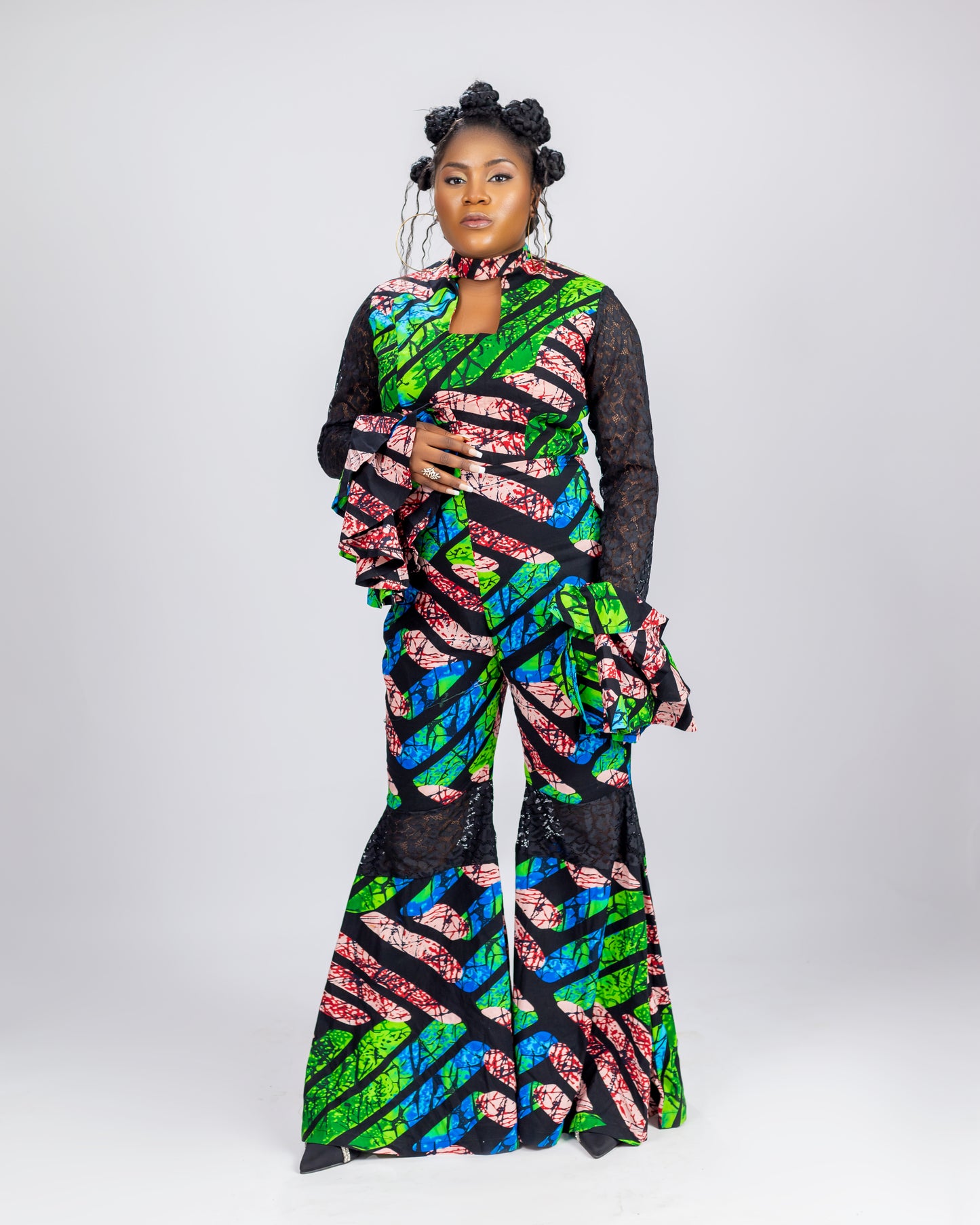 Long-sleeve jump Suit