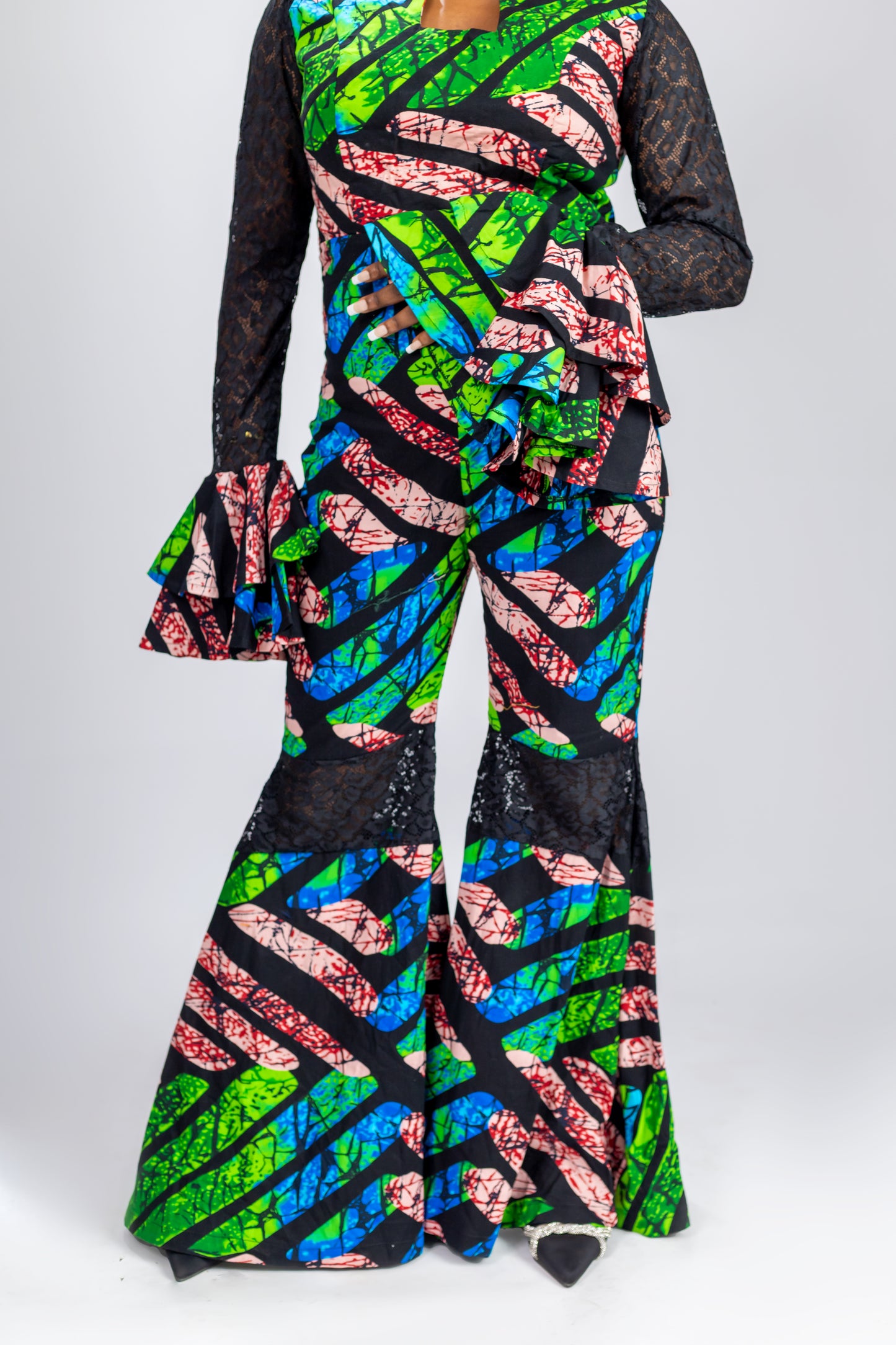 Long-sleeve jump Suit